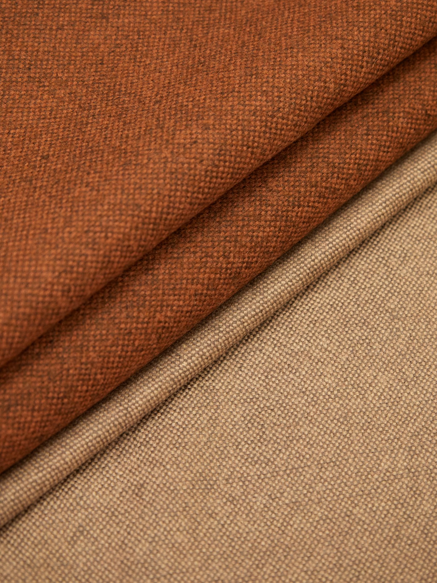Woven wool fabric